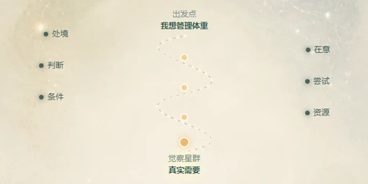体重管理导航的探索路径界面